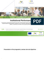 Institutional Performance Assessment Training 22-04-15 - Final
