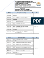 RUNDOWN KEGIATAN Level 1-Kalsel