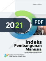 Indeks Pembangunan Manusia Provinsi Kepulauan Riau 2021
