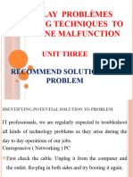Applay Problèmes Solving Unit Three