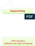Proposal Writing