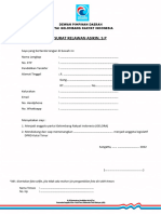Form Surat RELAWAN by KTP