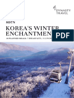 Dynasty Travel 8D7N Koreas Winter Enchantment SQ