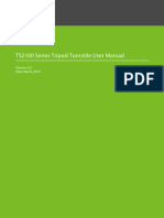 TS2100 Series Tripod Turnstile User Manual