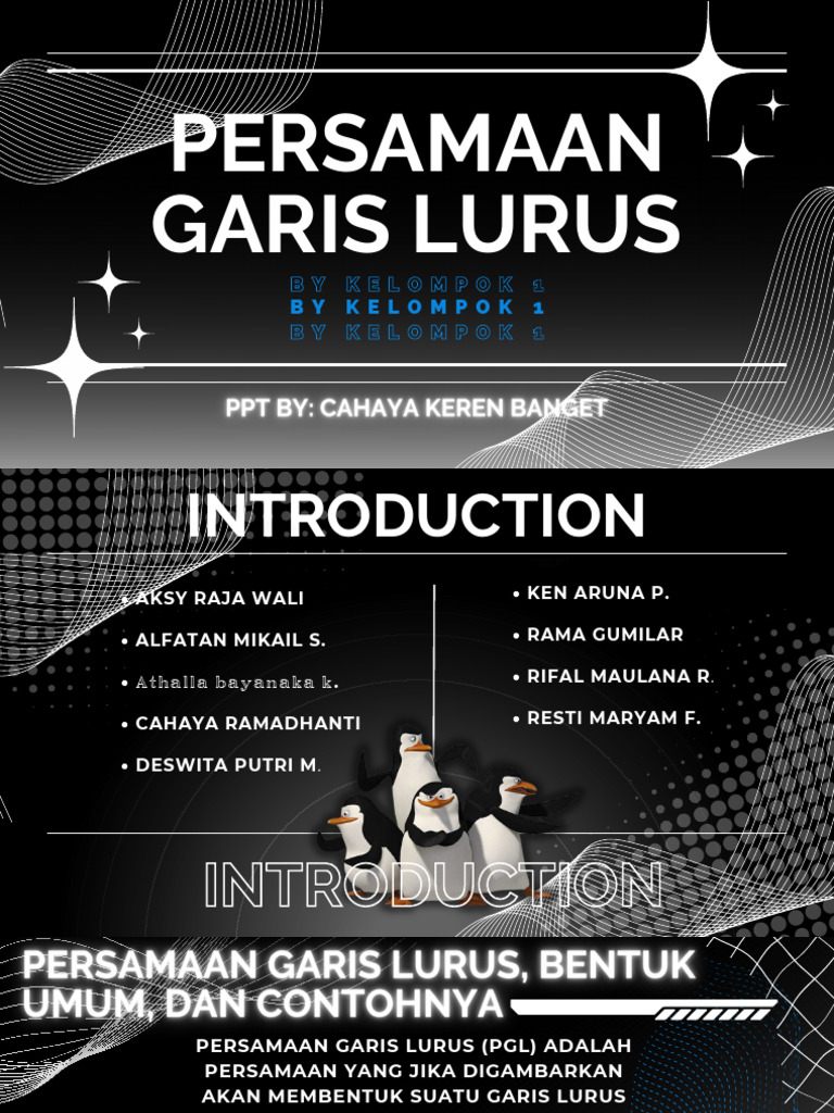 Persamaan Garis Lurus - 20240129 - 094357 - 0000 | PDF