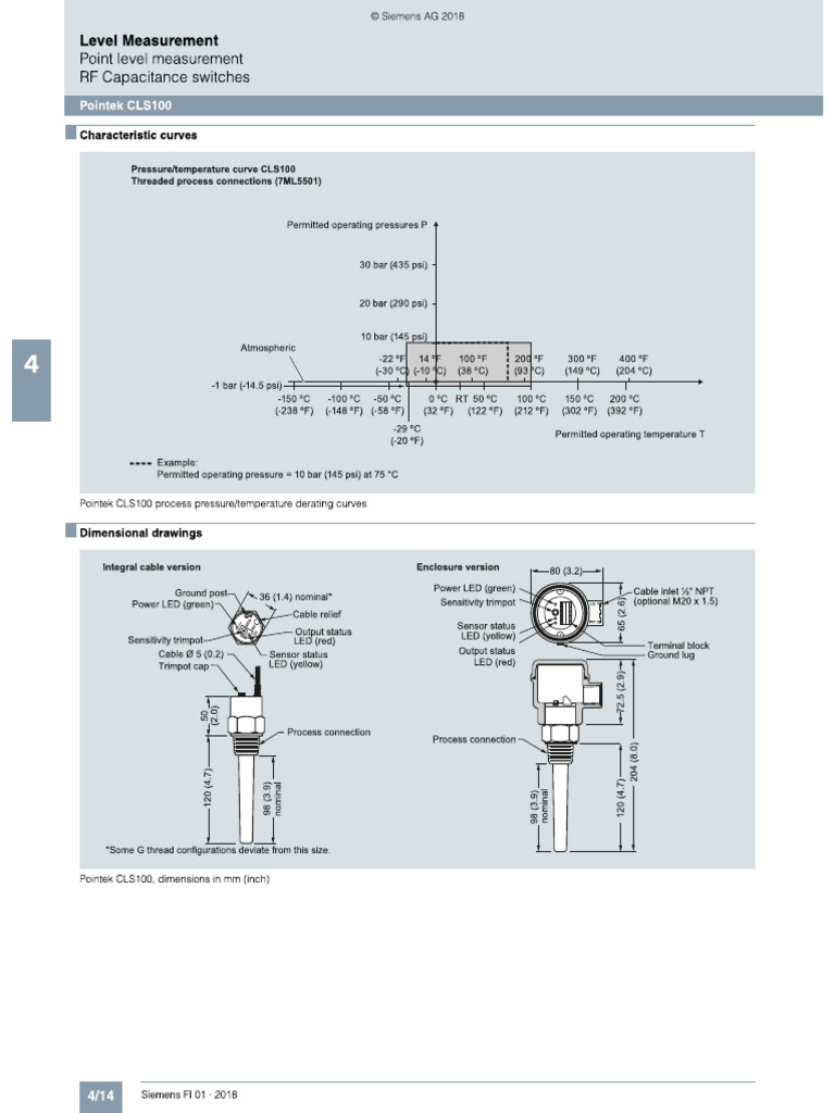 Level Sensors Spares | PDF