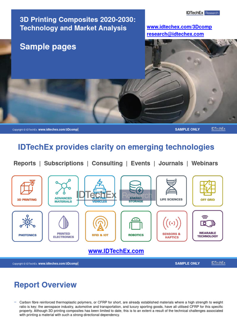 IDTechEx Samplepages ...