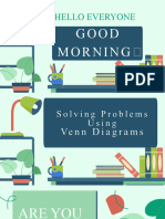 Week 1 - Lesson 1 - Solving Problems Involving Venn Diagram
