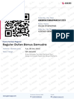 (Venue Ticket) Reguler Dufan Bonus Samudra - Dunia Fantasi Regular - V29740-589868F-318