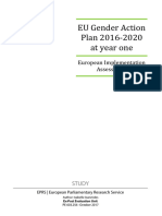 Eu Gender Action Plan 2016-2020 at Year one-QA0217807ENN