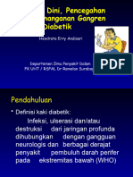 Deteksi Dini Dan Pencegahan Kaki Diabetik