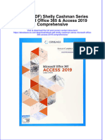 Full Download Ebook PDF Shelly Cashman Series Microsoft Office 365 Access 2019 Comprehensive PDF