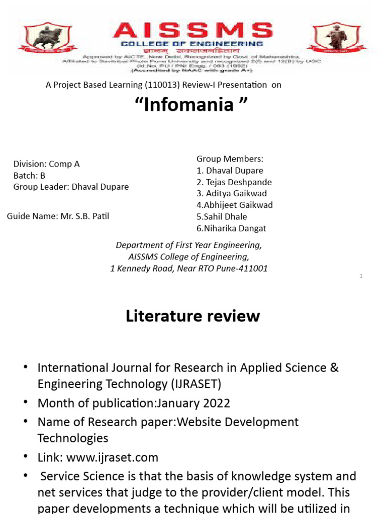 Pbl Review I Ppt Format 2 Pdf Computers Technology Engineering