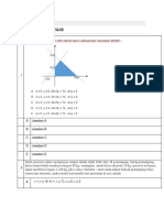 Soal PTS - Xi - Matematika Wajib - Program Linear