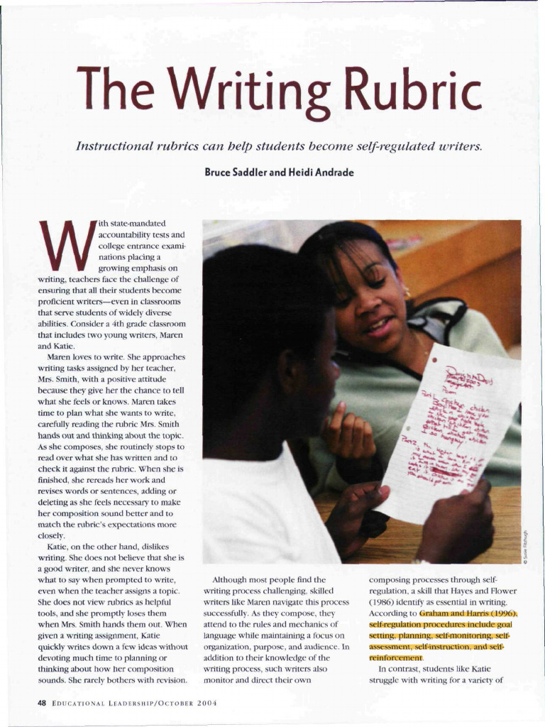 Done - Thewritingrubric | Download Free PDF | Rubric (Academic) | Sat
