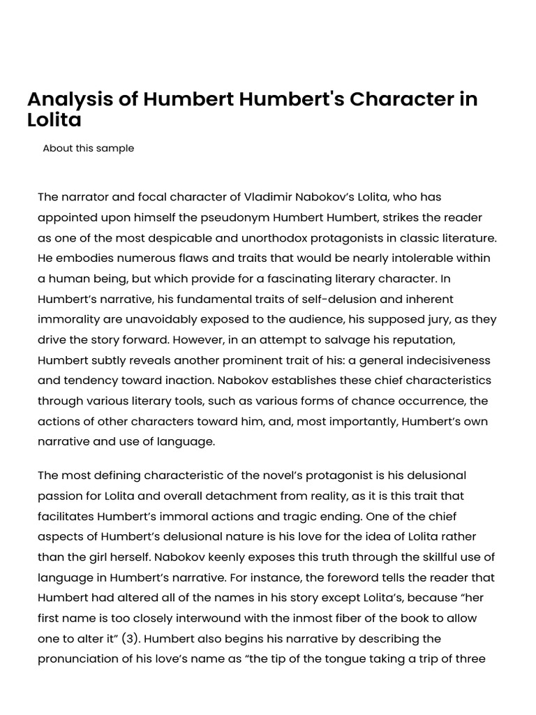 Ugo Humbert intelligence overview