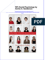 Full Download Ebook PDF Social Psychology by Catherine A Sanderson PDF