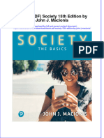 Full Download Ebook PDF Society 15th Edition by John J Macionis PDF