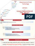 Session - 2 - Concept of Balanced Diet and ICMR Chart