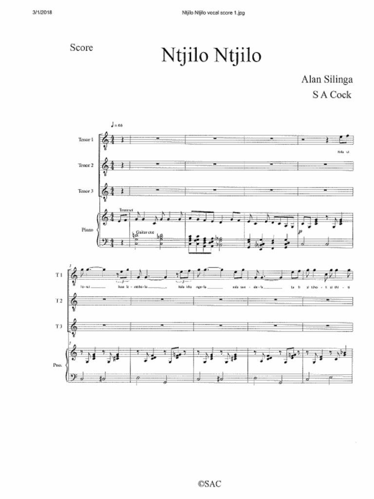Ntjilo Ntjilo - Alan Silinga | PDF
