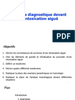 Démarche Diagnostique Et Syndrome Toxique - 2022-2023-1