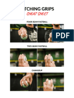 Pitching Grips Cheat Sheet