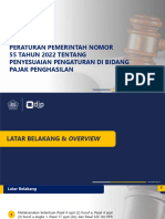 Materi Kuliah Tamu Paparan PP 55 Tahun 2022