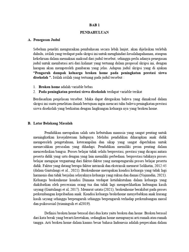 Bab 1 Judul-Rindiyani2131060173 | PDF | Kesehatan Holistik