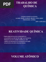 Trabalho Química - Felipe, Bruno, Henry, Vitor e Everson