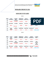 Horario Bicentenario 2024