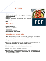 Pico de Gallo Receta