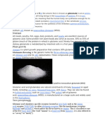 Nutrient: Glutamic Acid (Symbol Glu or E