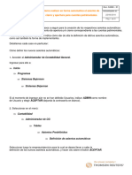 Asientos Automaticos de Cierre y Apertura