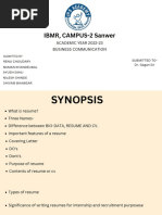 IBMR, CAMPUS-2 Sanwer: ACADEMIC YEAR 2022-23 Business Communication