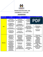 Conteúdos para Prova Final - 2023