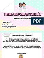 Painel Bem Vindos Inclusão