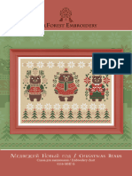 Owl Forest Embroidery - Christmas Bears (Free)