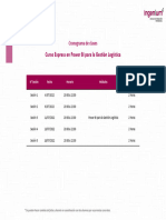 Cronograma CX POWGLOG 2022 IV ONLINE