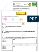 Avaliação Diag. de Mat. - 9° Ano