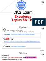 CKS Exam: Experience Topics && Tips