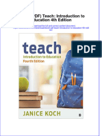 Full Download Ebook PDF Teach Introduction To Education 4th Edition PDF