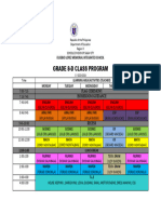 Class Sched