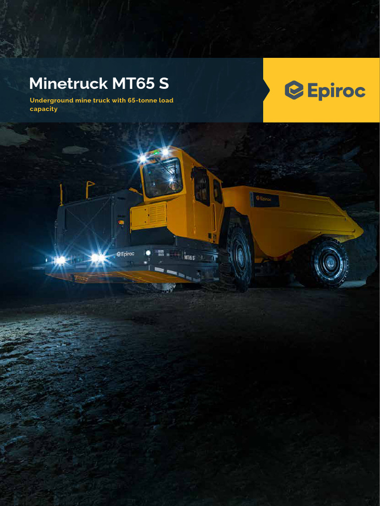 Epiroc Minetruck MT65 S Overview | PDF