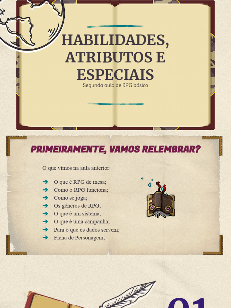 Aula 2 - Habilidades Atributos e Especiais | PDF