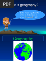 What Is Geography &human