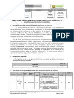 Plan de Operacicon para VALORIZACIÓN ORGÁNICO - 0812MPT (Revizar 30.12.2020)