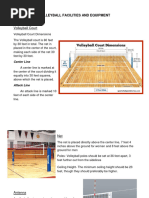 Volleyball Facilities and Equipment