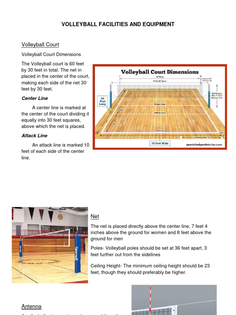 Volleyball Facilities And Equipment Pdf
