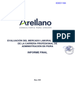 Informe Final Evaluación Del Mercado Laboral y Educativo - Piura - Administración