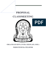 Proposal Classmeeting